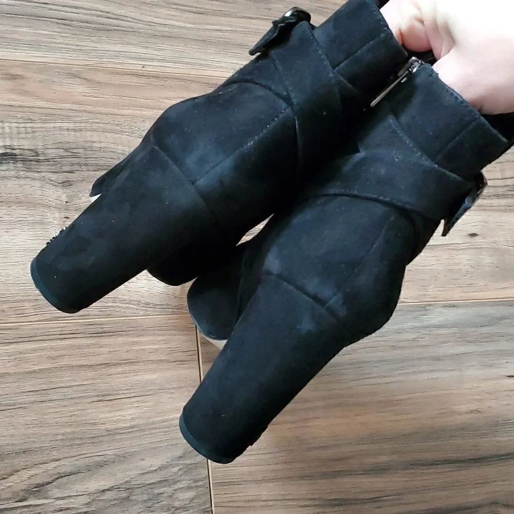 Sam Edelman | Suede "Rita" Booties - Picture 7 of 9
